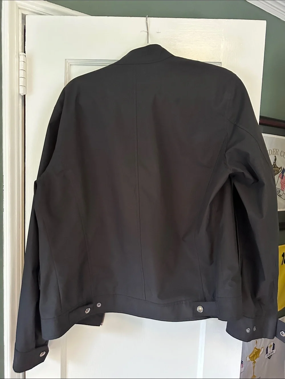 Banana Republic Black Zip-Up Men's Bomber Jacket